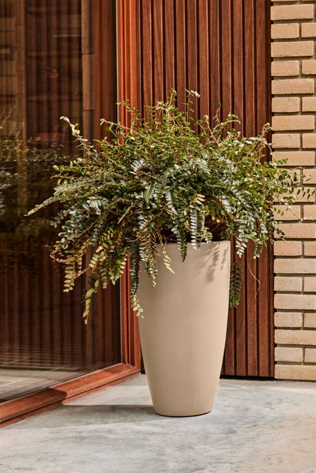 june round high 30cm greige